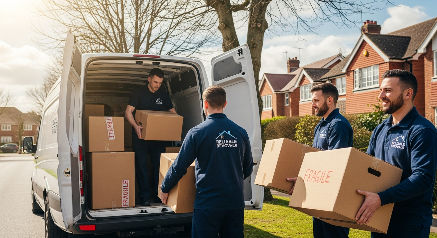 Professional moving crew